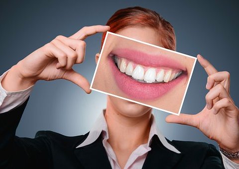 whitened teeth