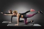women exercising with crossfit shoes