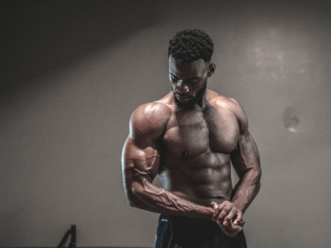 a muscular man