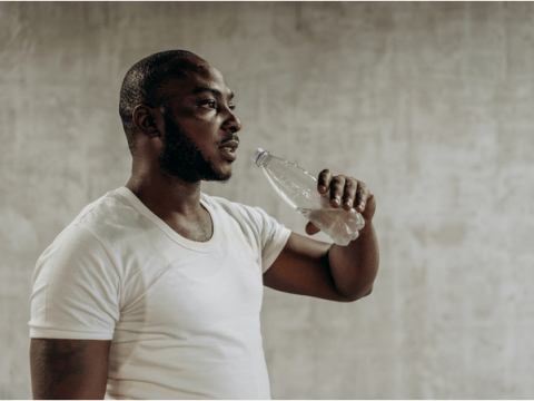 a well-built man